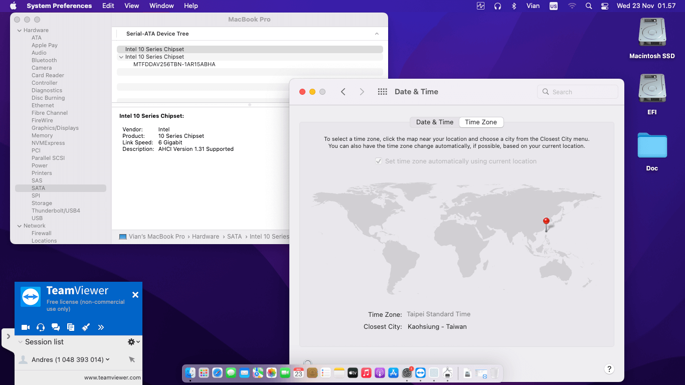 HP EliteBook 820 G3 8th [SkyLake   Intel HD 520 + I2C]   OpenCore 7